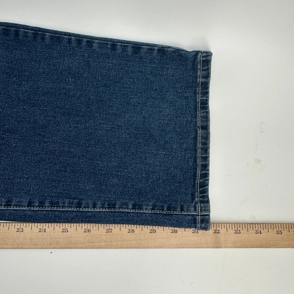 True Religion Bobby Jeans Mens 36 Blue Patch Relaxed Baggy Modern Streetwear NWT